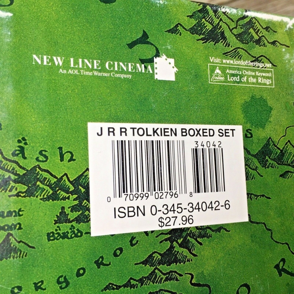 Vntg Lord of the Rings The Hobbit Boxed Book Set - Picture 11 of 12